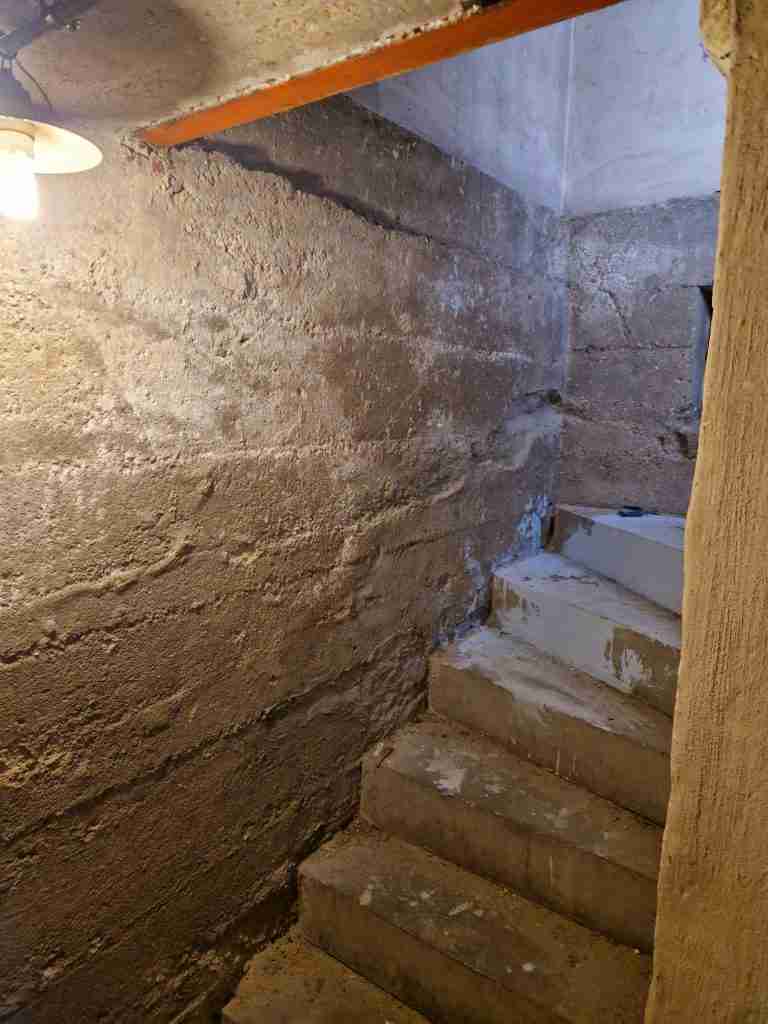 Kellerwand Abdichtung vorher