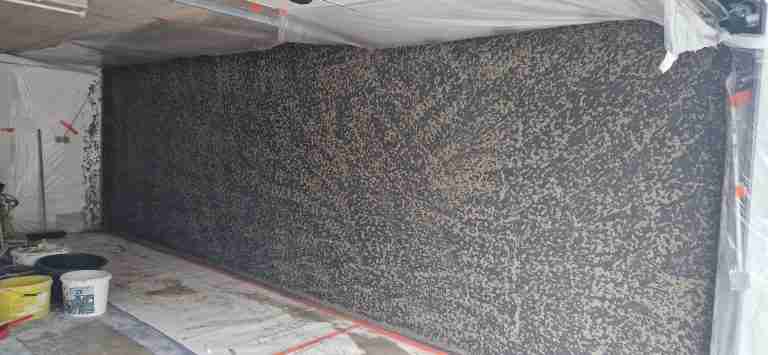 Kellerwand abgedichtet